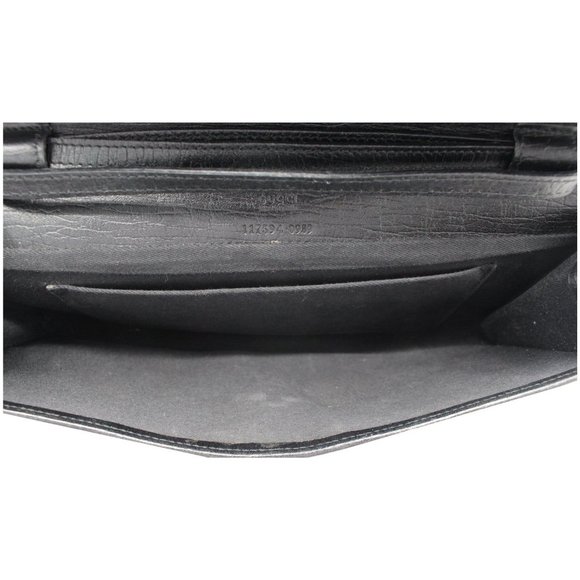 GUCCI Bamboo GG Monogram Canvas Clutch - Picture 10 of 11